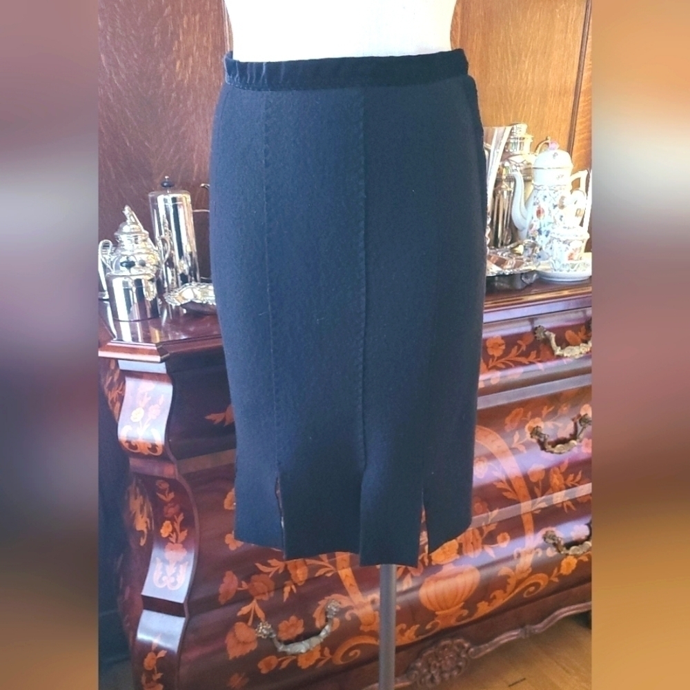 Yves Saint Laurent Wool Carwash Skirt